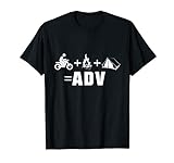 Adventure Bike + Fire + Zelt = ADV für Adventure Rider T-Shirt
