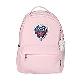 WANHONGYUE The Legend of Zelda Spiel Kaninchenanhänger Rucksack Schultaschen Büchertasche für Mädchen und Frauen Pink / 4