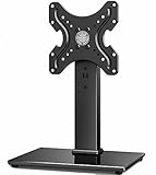 FITUEYES TV Standfuss TV Ständer Schwenkbar für 19-42 Zoll LCD LED OLED Plasma Flach & Curved Fernseher bis zu 45 KG, Höhenverstellbar & Stabil Max.VESA 200x200