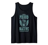 Wigwam Tipi, Indianer-Figur 'Proud To Be' Tank Top