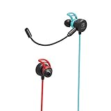 HORI Gaming Earbuds - In-Ear Kopfhörer für Nintendo Switch (Neon Blau/Rot) Offiziell Lizenziert - für Nintendo Switch, Nintendo Switch - OLED-Modell und Nintendo Switch Lite