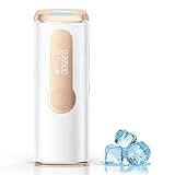 Haarlosy 3 in 1 IPL Geräte Haarentfernung Laser mit Gefrierfunktion, 999900 Lichtimpulse Laser Haarentfernung, HR/SC/RA, 9 Energiestufen 600NM Rote Lichtwelle für Ganzen Körp