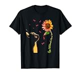 Katze Sonnenblume von Willebrand's Disease Awareness T-Shirt