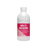 LanSilk, 100% reines Aceton, 250 ml, Nagellackentferner für Nagellack, SoakOff-Gel-Nagellack, Acryl-Nägel und Fiberglas-Extensions, hergestellt in Großbritannien