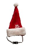 Ciffre Weihnachtsmütze Nikolausmütze für den Hund Katze Mütze Nikolausmütze Tier X55