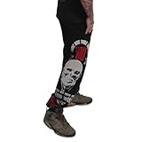 Yakuza Herren Teach Loose Jogginghose, Schwarz, 4XL