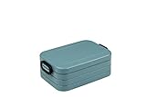 Mepal Take a Break midi – Nordic Green – 900 ml Inhalt – Lunchbox mit Trennwand – ideal für Mealprep – spülmaschinenfest, ABS