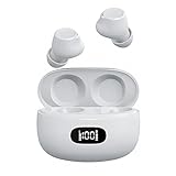 Bluetooth Kopfhörer, In Ear Kopfhörer Bluetooth 5.2 HiFi Stereoklang, IPX7 Wasserdichte Sport Kabellose Kopfhörer, mit LED Anzeige, Intelligenz Touch Control, Noise Cancelling Bluetooth Kopfhörer