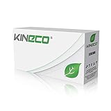Kineco 10 Schriftbänder kompatibel für Brother TZE-221 TZ-221 9mm/8m - Schwarz auf Weiß P-Touch 1010 D400 D600 H100L H100