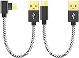 USB-Kabel für Fire Stick, Micro-USB-Stromkabel für Amazon Fire Stick, Laden Sie Ihren Fire Stick vom USB-Anschluss Ihres Fernsehers, Chromecast, Roku Stick, TiVo Stream 4K, 2 Stück