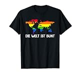 Die Welt Ist Bunt Shirt LGBT Ally Rainbow Die Welt Ist Bunt T-Shirt