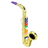 MILISTEN Saxophon Modell Spielzeug Gefälschte Saxophon Requisiten Musical Instrument Ornament Leistung Prop für Kinder Geburtstag Party