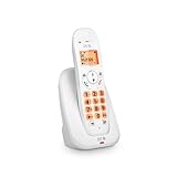 SPC Kairo Schnurloses Telefon, Tasten und Display, beleuchtet, Anruferkennung, Gap-Kompatibilität, Eco-Modus, Anrufsperre, Freisprecheinrichtung, Terminplaner für 30 Kontakte, Weiß