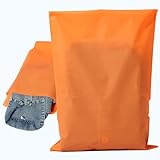 Versandtaschen, Poly-Versandtaschen, 10 x 13 - 100 Stück, Orange, wasserdicht, reißfest, Polybeutel für den Versand, niedliche Verpackung für kleine Unternehmen, niedliche Taschen zum Verpacken,