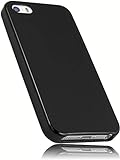mumbi Hülle kompatibel mit iPhone SE / 5 / 5S Handy Case Handyhülle, schwarz