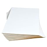 Hartfaserplatte HDF-Platte einseitig weiß 2,5mm dicke basteln Holz malen, werken, Modellbau (Breite 50 cm, Länge 110 cm)