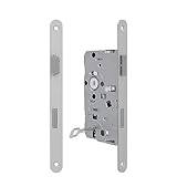 lockzz Einsteckschloss Buntbartschloss links für Zimmertür Falle + Rieg