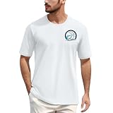 T Shirt Herren Kurze Ärmel Rundhals Tops Regular Fit Tee Sommer Atmungsaktiv Oberteil Baumwolle Bequeme Freizeitshirts Basicshirts Grafikdruck Hemd Sportshirts Y2k Streetwear(#A White,3XL)