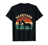 Heartland Retro Vintage Sonnenuntergang T-Shirt