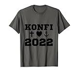 Konfi 2022 Konfirmation Glaube Liebe Hoffnung T-Shirt