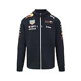 Red Bull Racing - Offizielle Formel 1 Merchandise Kollektion - 2022 Team Zip Kapuzenpullover - Herren - Dunkelblau - L