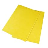 Gelbe Fiberglasplatte, 2 Stück, Leitungsisolationsplatte für DIY-dekorative Projekte, Dicke 0,5, 4 mm, Breite 100, 300 mm, ideal für elektrische Isolierung und Basteln (100 x 100 x 0,5 mm)