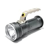 ZLYPSW 8000lm Handheld-Licht-Suchscheinwerfer Wiederaufladbar LED Taschenlampe Angellicht Jagd Taschenlampe Arbeitslicht (Color : A, Size : 95 * 153mm)