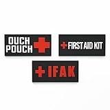 Patch Force - IFAK Rubber Patch für Bundeswehr, Polizei und Feuerwehr - Als Patch für taktische Rucksäcke, medizinische Taschen, Erste-Hilfe-Kits, First Aid Kit - 7 cm x 3