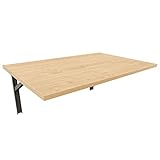 100x60 | Wandklapptisch Klapptisch Wandtisch Küchentisch Schreibtisch Kindertisch | AHORN