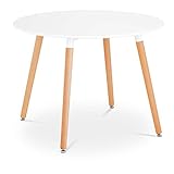 Fromm & Starck STAR_DESK_16 Tisch rund Ø 100 cm weiß bis 100 kg Esstisch Bistrotisch Beistelltisch