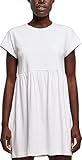 Urban Classics Women's Ladies Organic Empire Valance Tee Casual Dress, White, XS