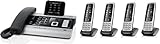 Gigaset DX800A Set mit 4X C430H Mobilteil - VoIP, ISDN, Anrufbeantworter, Bluetooth® ECO DECT