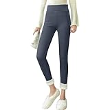 Thermo-Leggings für Damen, Fitnessstudio, warme Winter-Leggings, dicke Leggings, Woll-Fleece, Damenbekleidung, Samthose, Elastizität, Größe S 5XL, schwarze Leggings, GY2, L