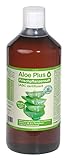 Aloe Vera, PURER SAFT 99.6% | IASC zertifiziert, 1L mit Messbecher | mit Vitamin C, B5, B6, Biotin, B12 | Nahrungsergänzung, Premium Qualität | Aloe Plus Secret Essentials