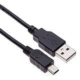 Mini USB Kabel Ladegerät USB auf Mini USB Kompatibel mit GoGear Ariaz/Cam/Muse/Opus/RaGa/Spark/Vibe / SA4VBE04KN/12, Bush MP3 Player, Kubik Evo/Edge II/Roca/Neo | 0.5M
