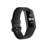 Fitbit Unisex-Adult Charge 3 Der Innovative Gesundheits-und Fitness-Tracker, Schwarz/Aluminium-Graphitgrau Advanced Health & Fitness, Einheitsgröße
