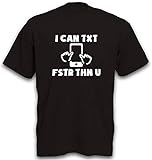 T-Shirt Smartphone Handy Telefon Hashtag Fun Shirt SMS Gr. XL