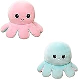 U/D Oktopus Kuscheltier,Octopus Plüschtier Groß,Octopus Stimmungskuscheltiere für Kinder Mädchen Jungen
