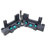wolfcraft Schmiege und Gehrungsschneidlade PRO - 6956000-2-in-1 Gehrungslade zum Schneiden von bis zu 120 mm hohen Fußleisten & Sockelleisten und Ausmessen von Raumwink