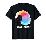 African American Stolze Mama Muttertag T-Shirt