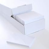 100 Blanko-Plastikkarten/Plastikkarten Rohlinge CR80 - PVC - Standard-Kreditkartenformat Farbe: weiß