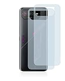 BROTECT Full-Cover Schutzfolie Matt kompatibel mit Asus ROG Phone 6 (Rückseite) (2 Stück) - Full-Screen Displayschutz-Folie, 3D Curved, Anti-Reflex