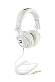 7even Headphone white / Dj, Hifi, Sport Kopfhörer in weiß, dreh-klappbar, tauschbares Kabel, 110db