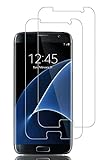 [2 Stück] Schutzglas kompatibel mit Samsung Galaxy S7 Panzerfolie Schutzfolie Verbundglas Displayglas Echt Hart Tempered Glass 9H Härte Glas