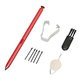 FOLOSAFENAR Ersatz-Eingabestift, Stabiler, tragbarer, professioneller Handwerks-Eingabestift mit Pinzette für Smartphone(rot)