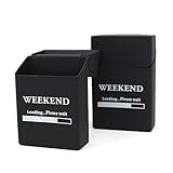 2x Zigaretten-box Silikon | Update 2019 | Weekend | Zigarettenhülle - Zigarettenetui | passend für Zigarettenschachtel Standardgröße | auch 21er Schachtel | | ? | ?? | ✅ | ? |?