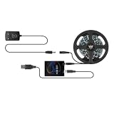 Qerwsdty 5V USB-LED-Lichtleiste für Unterschrankbeleuchtung, Unterbettbeleuchtung, TV-Hintergrundbeleuchtung, Schlafzimmer, Heim-DIY-Beleuchtung, 4 Meter, EU-Steck