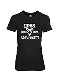 net-shirts Idris College Damen T-Shirt Inspired by Chroniken der Unterwelt, Größe XXL, schwarz