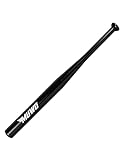 MUWO Baseballschläger aus rostfreiem, legiertem Stahl. Für Anfänger, Hobbyspieler und Profis geeignet, Länge: 28 Zoll (0,71 m), Gewicht: 980 g, in vielen (Schwarz)
