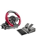 Speedlink TRAILBLAZER Racing Wheel – Gaming Lenkrad für PC, PS4, PS3, Xbox One, Xbox Series, Switch, PC Lenkrad mit Pedalen und Schaltung, Schaltwippen und Schaltknüppel, Force Feedback, schw